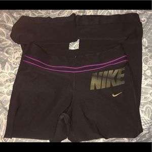 Nike flare yoga pants